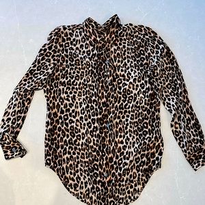 Equipment Leopard Blouse